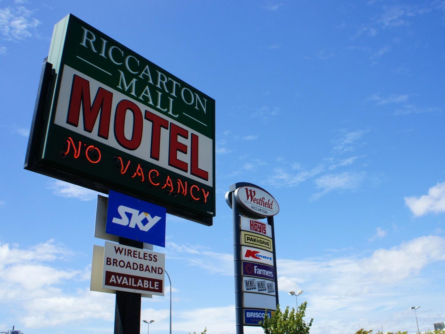 Riccarton Mall Motel Christchurch Exteriör bild